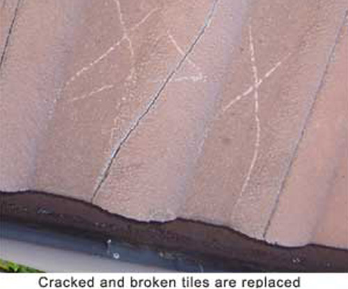 cracked and broken tiles cracked and broken tiles