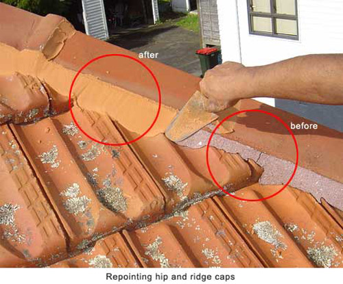 repointing hip and ridge caps repointing hip and ridge caps